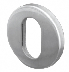 Oval Profile Stainless Steel Escutcheon